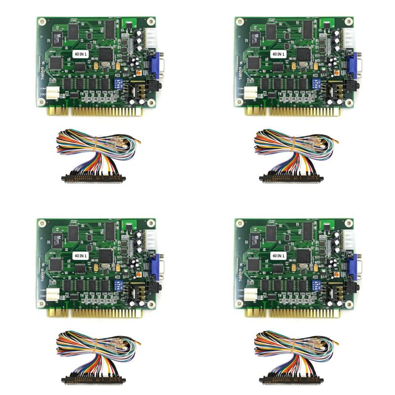 Usb Game Board Jamma - X64A-4X 60-in-1 Multicade PCB-bord Arcade Game