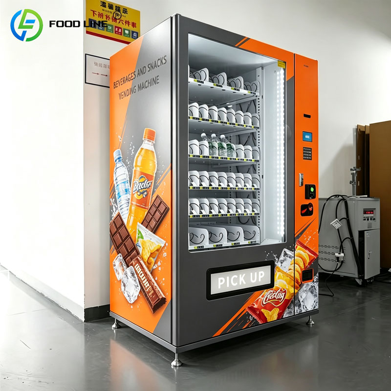 Popcorn Vending Machine - Automatische snoep- en drankenautomaat, slimme gekoelde
