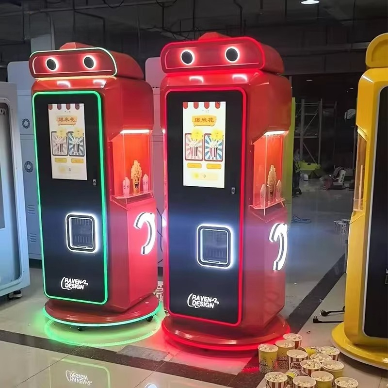 Popcorn Vending Machine - Automatische popcornmachine met karamel smaak, geschikt