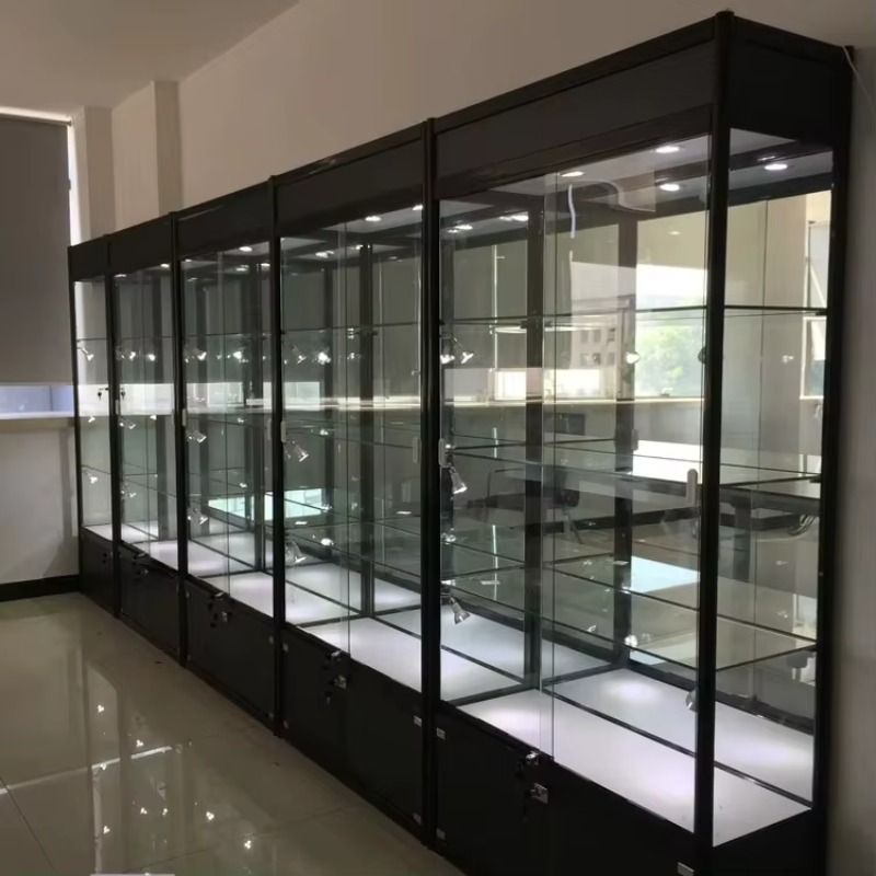 Glass Cabinet Display - Boetiek Winkelcentrum Glazen Vitrine Luxe Parfum