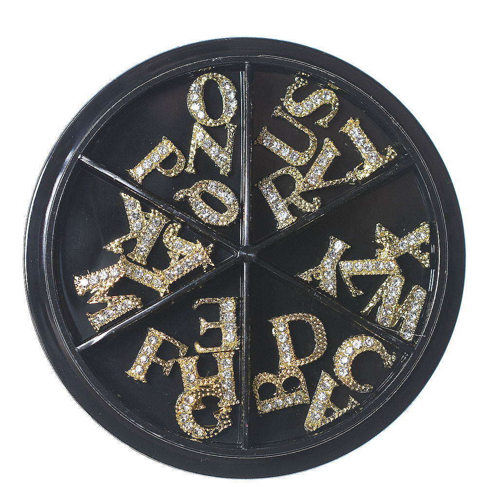 Arcade Z - 26 letters in wielen A-Z nagelaccessoires