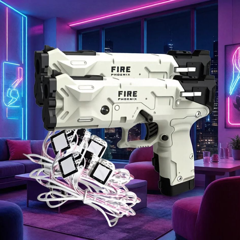 Gun Shooting Arcade - 2p GUN4IR Draadloos elektromagnetisch lichtpistool met