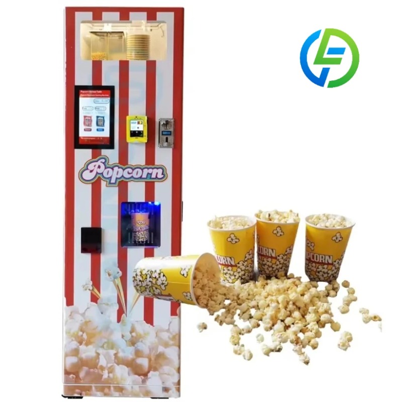 Popcorn Vending Machine - Geavanceerde volautomatische popcorn-automaat met meerdere betaalmogelijkheden,