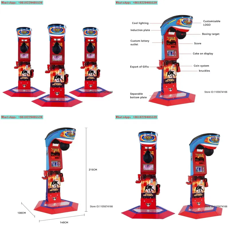 Boxing Machine Arcade - Dragon Fist Machine Explosie Model Arcade