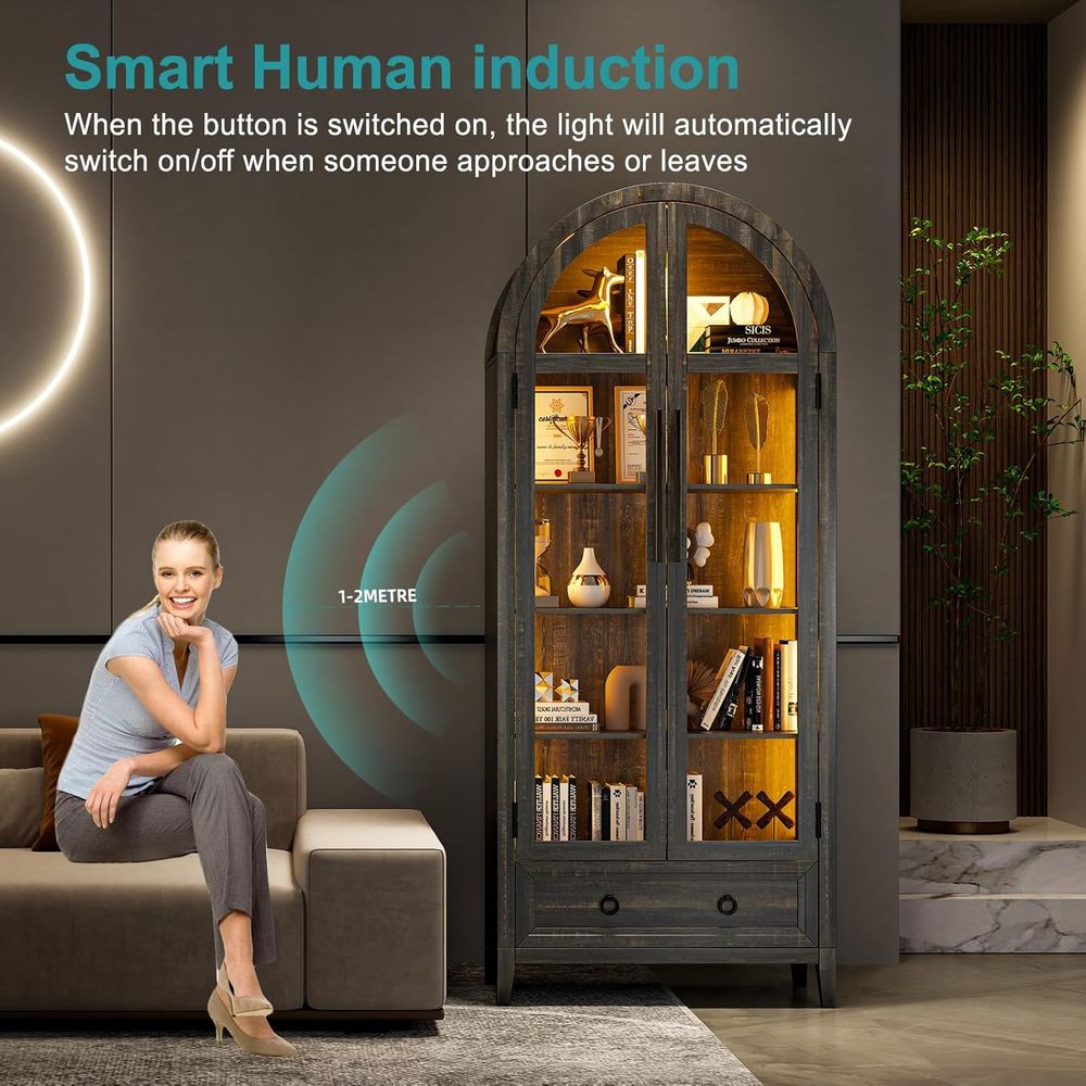 73 glazen vitrinekast met gebo - Glass Cabinet Display recensie en prijs
