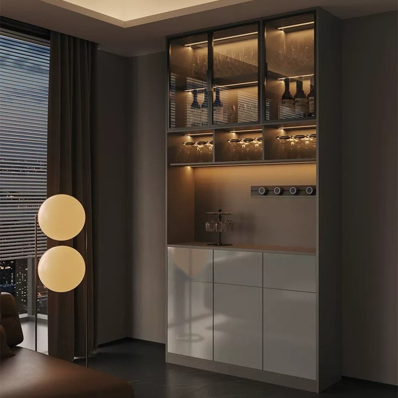 Lichte luxe Italiaanse eettafe - Glass Cabinet Display recensie en prijs