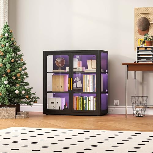 Vitrinekast met glazen deuren  - Glass Cabinet Display recensie en prijs