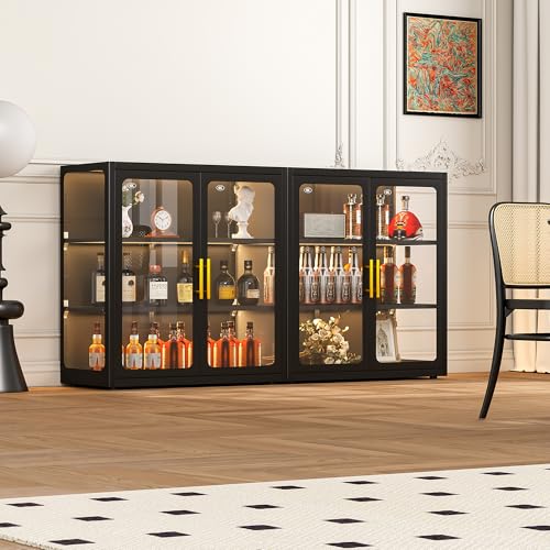 Vitrinekast met glazen deuren  - Glass Cabinet Display recensie en prijs