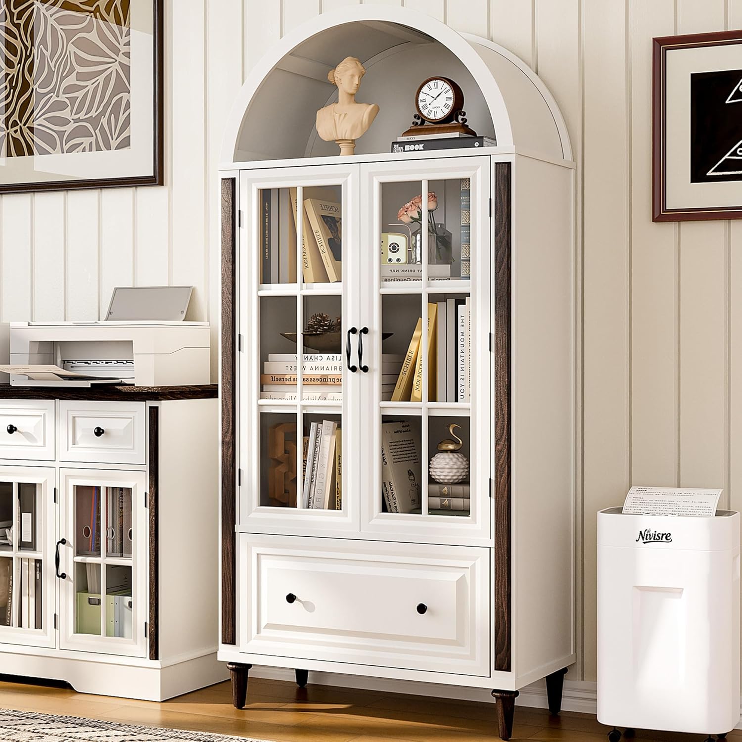 71” handgemaakte gebogen boeke - Glass Cabinet Display recensie en prijs