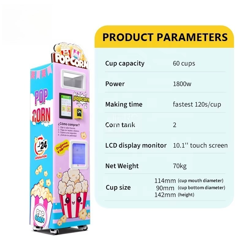 Geavanceerde, op maat gemaakte - Popcorn Vending Machine recensie en prijs